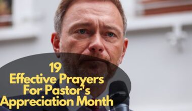 Prayers For Pastor'S Appreciation Month