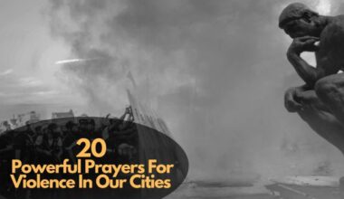 Prayers For Violence In Our Cities