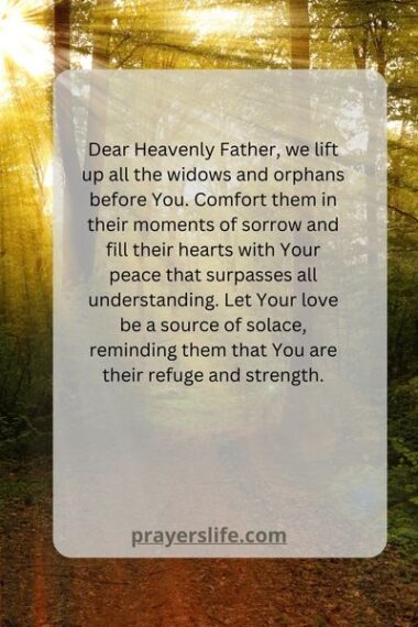 17 Amazing Prayers For Widows And Orphans