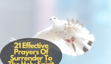 Prayers Of Surrender To The Holy Spirit
