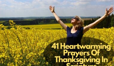 Prayers Of Thanksgiving In Scripture