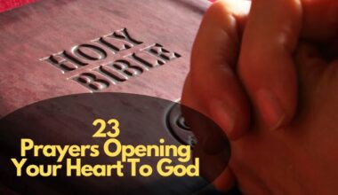 Prayers Opening Your Heart To God