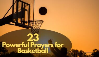 Prayers For Basketball Game