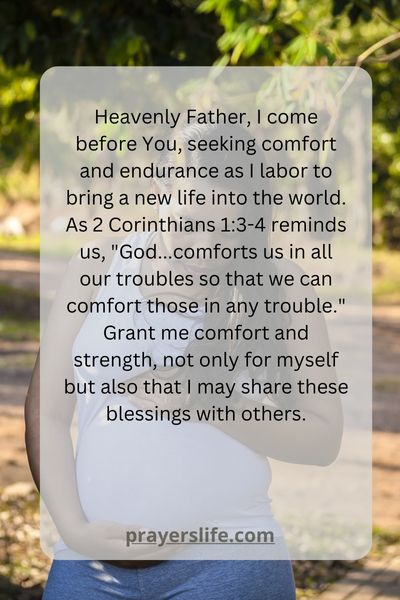 Prayers For Comfort And Endurance In Labor