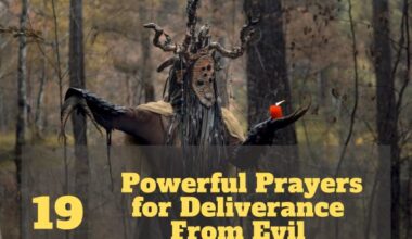 Prayers For Deliverance From Evil