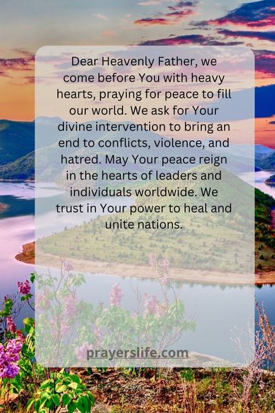 Prayers For Global Peace