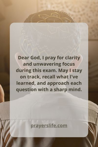 Praying For Clarity And Focus