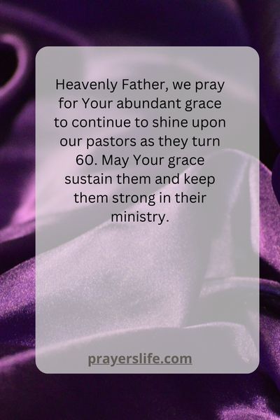 Praying For God'S Grace At 60