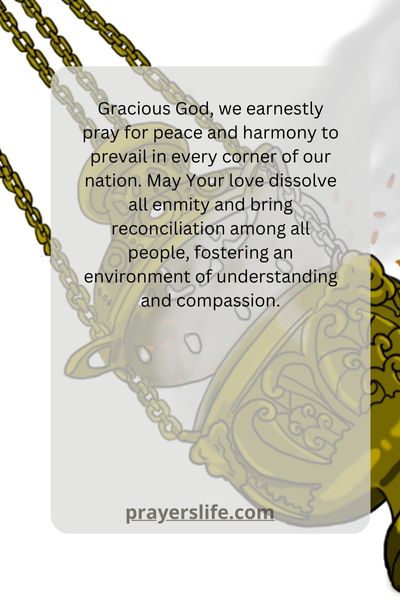Praying For Peace And Harmony Across The Nation