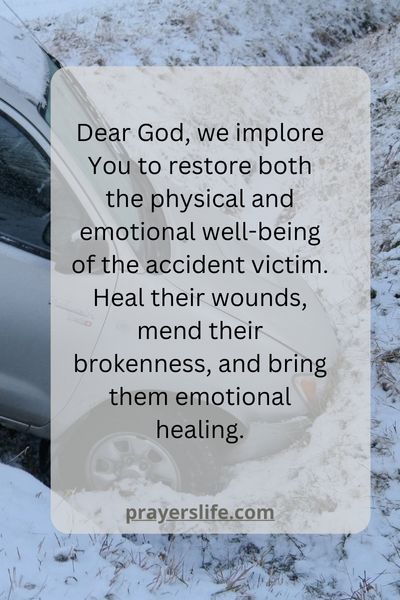 Praying For Physical And Emotional Restoration