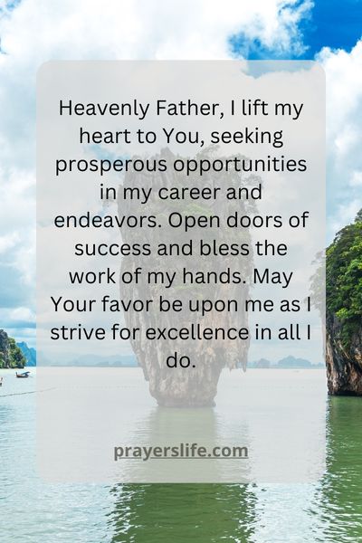 Praying For Prosperous Opportunities