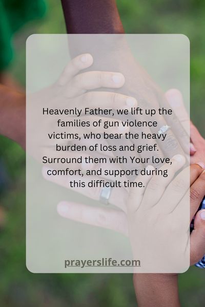 Praying For The Families Of Gun Violence Victims