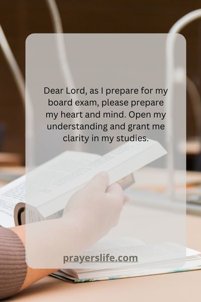 Preparing Your Heart And Mind For The Exam