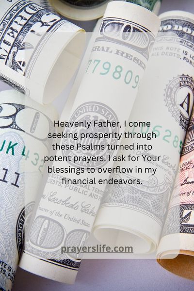 Psalms Altered As Potent Prayers For Money