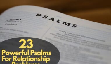 Psalms For Relationship Problems