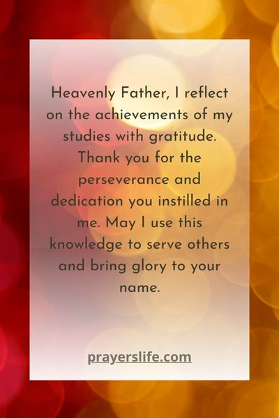 Reflecting On Achievements
