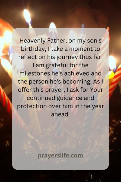 Reflecting On Your Son'S Journey