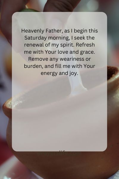 Renewal Of Spirit: Saturday Morning Devotional Prayers