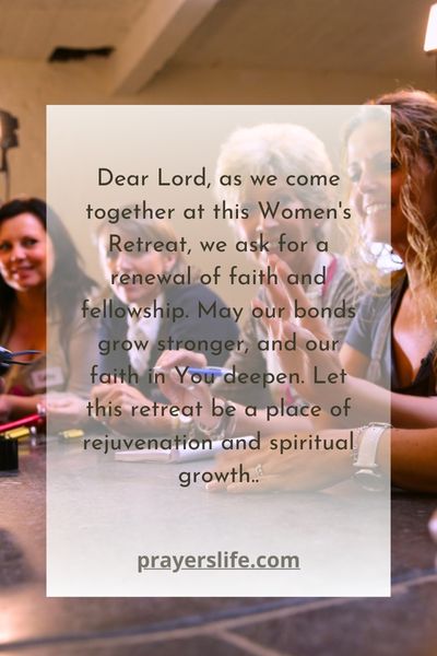 Renewing Faith And Fellowship Womens Retreat Prayers