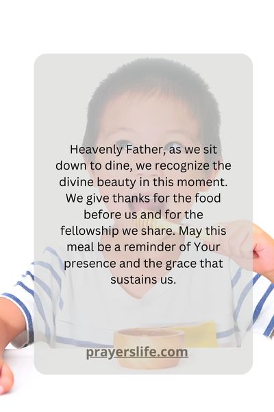 Saying Grace Before Eating
