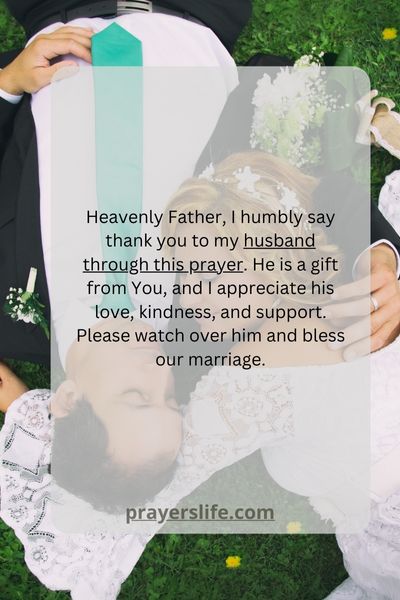 Saying Thank You To My Husband Through Prayer