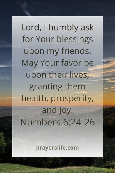 Seeking Divine Blessings For Dear Friends