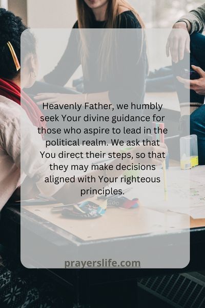 Seeking Divine Guidance For Political Candidates