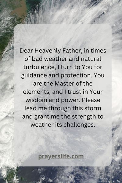 Seeking Divine Guidance In Stormy Times