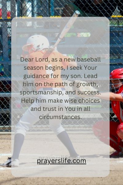 Seeking Gods Guidance For My Sons Baseball Season