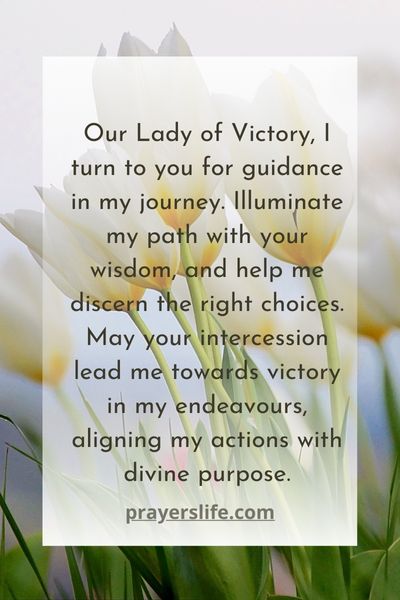 Seeking Guidance From Our Lady Of Victory