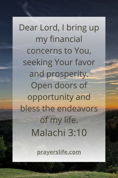 Seeking Prosperity Through Financial Prayers