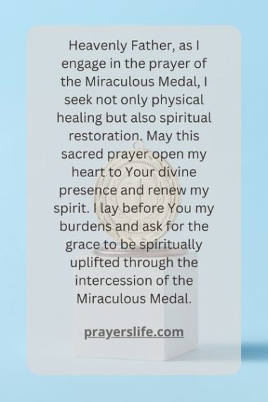 13 Powerful Miraculous Medal Prayer For Healing