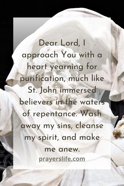 Seeking St. Johns Purifying Prayer