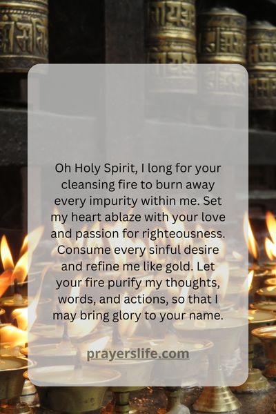Seeking The Holy Spirits Cleansing Fire