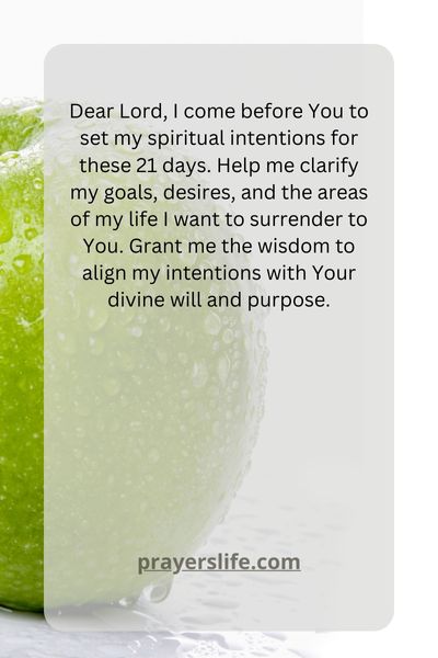 Setting Your Spiritual Intentions For The Fasting Period