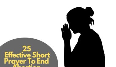 Short Prayer To End Abortion