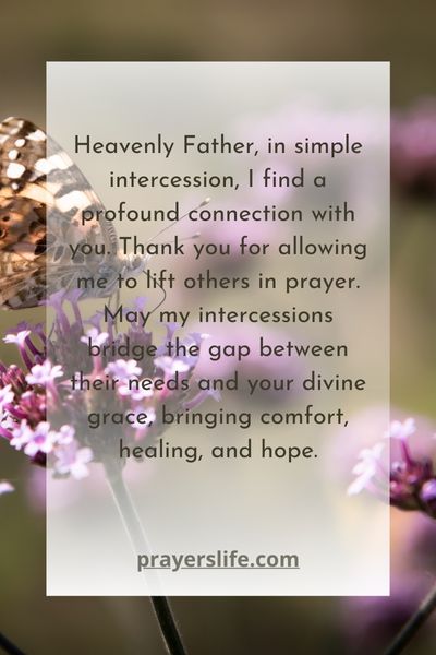 Simple Prayers Of Intercession