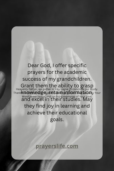 Specific Prayers For Academic Success