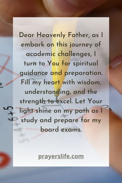 Spiritual Preparation For Board Exams Through Prayer
