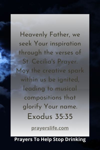 St. Cecilias Prayer