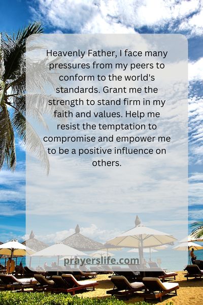 Strength To Resist Peer Pressure