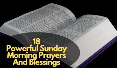 Sunday Morning Prayers And Blessings