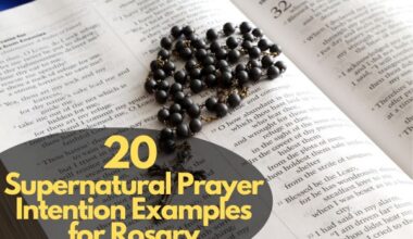 Supernatural Prayer Intention Examples For Rosary