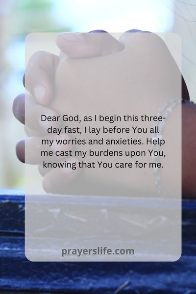 Surrendering Your Worries In Prayer