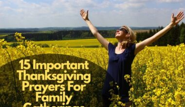 Important Thanksgiving Prayers For Family Gatherings