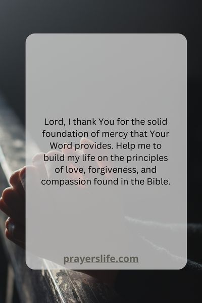The Biblical Foundation Of Mercy