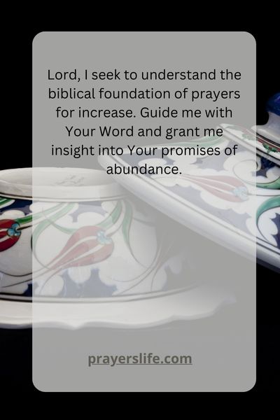 The Biblical Foundation Of Prayers For Increase