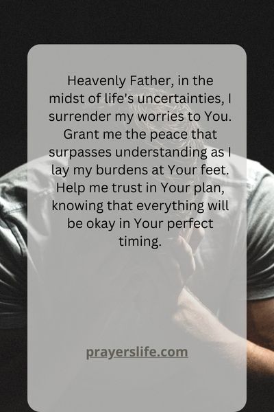 The Comfort Of Surrendering In Prayer