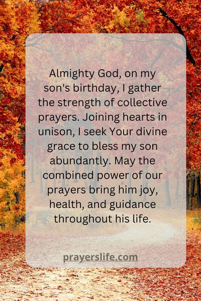 The Power Of Collective Prayers For A Son'S Birthday
