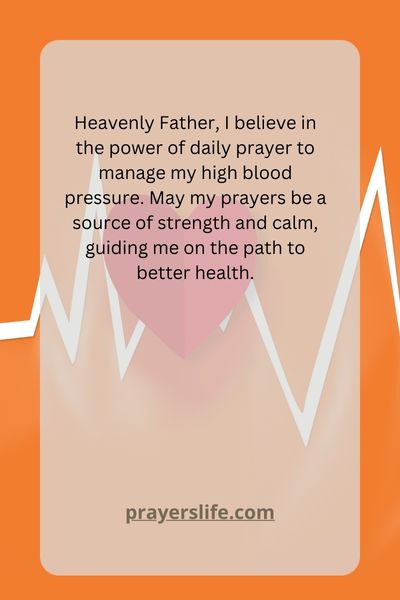 The Power Of Daily Prayer For High Blood Pressure